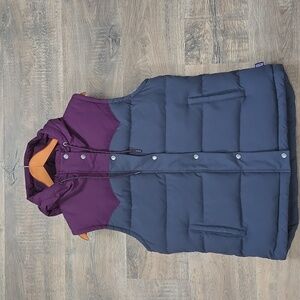 Women's Patagonia Bivy Vest Purple and Blue Size Large
